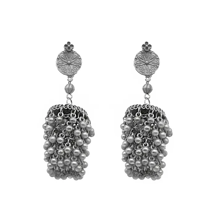 Teejh Srirangam Oxidised Silver Jewellery Gift Set Teejh Rings