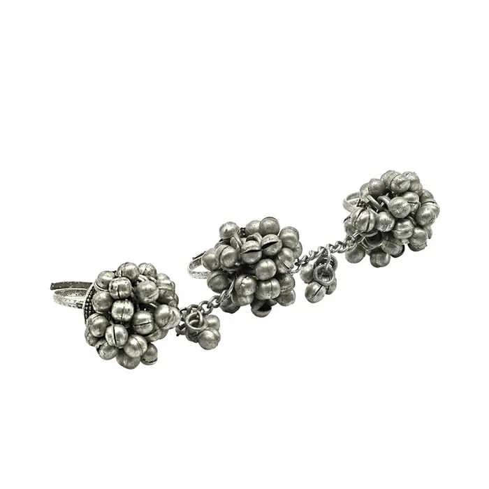 Teejh Srirangam Oxidised Silver Jewellery Gift Set Teejh Rings