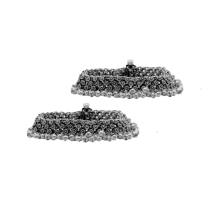 Teejh Srirangam Oxidised Silver Jewellery Gift Set Teejh Rings