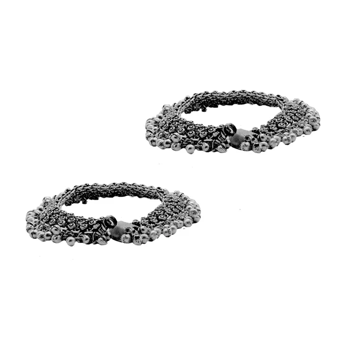 Teejh Srirangam Oxidised Silver Jewellery Gift Set Teejh Rings