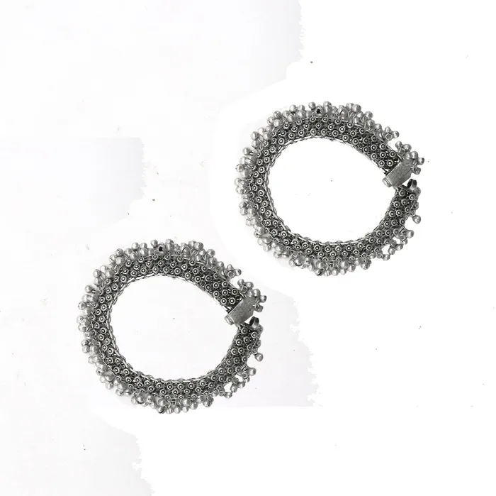 Teejh Srirangam Oxidised Silver Jewellery Gift Set Teejh Rings