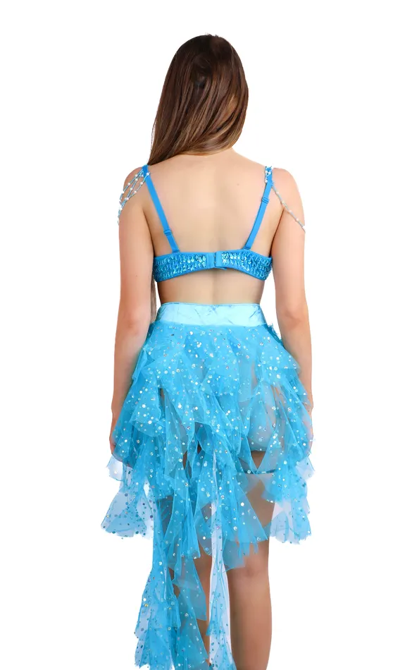 THE LUMI SHOP Earrings FULL OUTFIT Aquamarine Princess 4 pcs