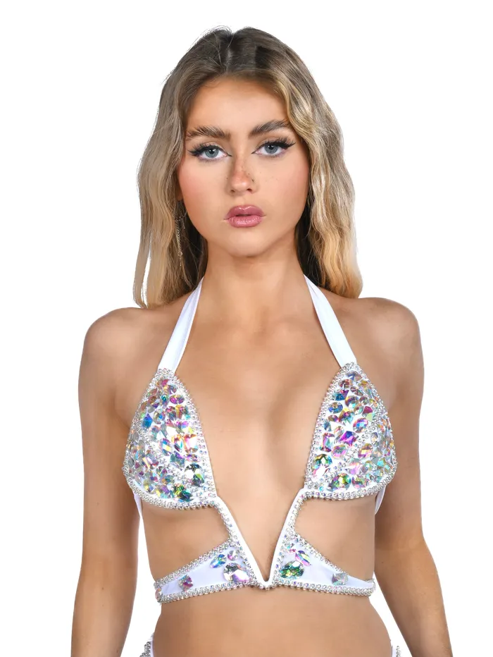 THE LUMI SHOP Earrings Iridescent Dreams Carnival Bra Top