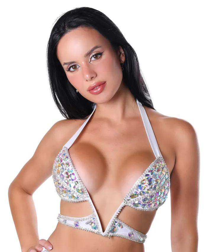 THE LUMI SHOP Earrings Iridescent Dreams Carnival Bra Top