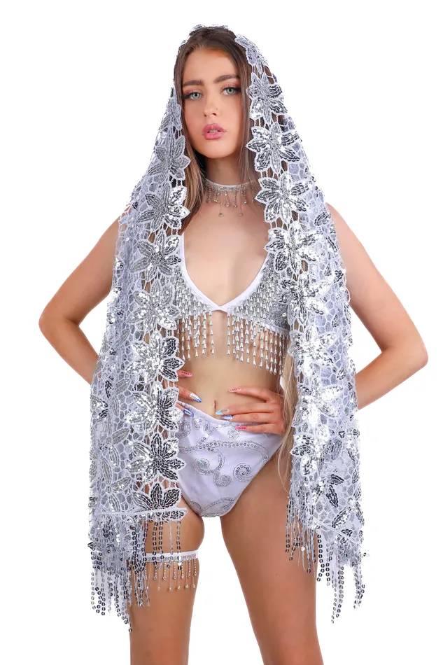 THE LUMi SHOP Earrings Silver Moonlight Goddess Wrap