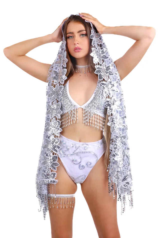 THE LUMi SHOP Earrings Silver Moonlight Goddess Wrap