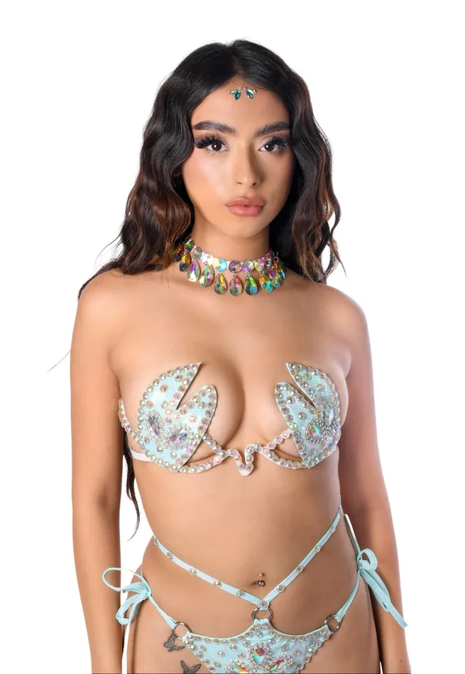THE LUMI SHOP FULL OUTFIT Desert Wildfire Mint 3 pcs Earrings