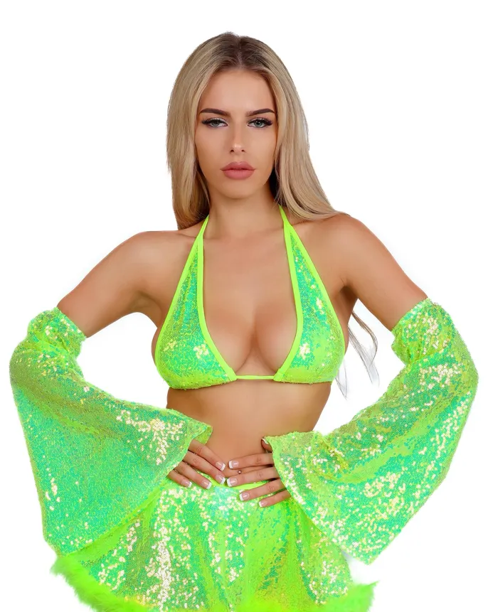 THE LUMI SHOP Neon Fairy Aura Arm Sleeves Earrings