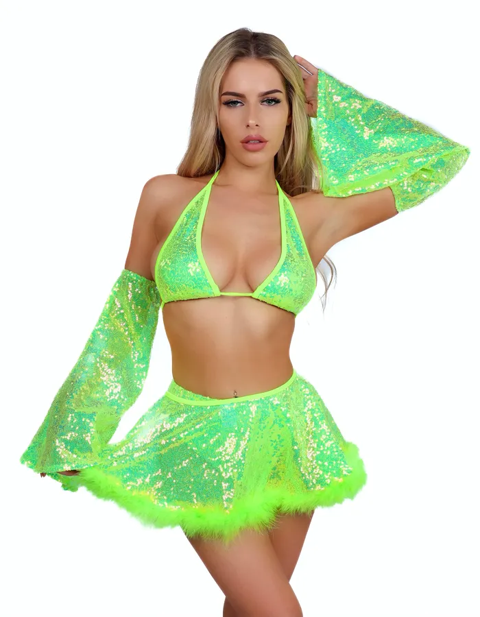 THE LUMI SHOP Neon Fairy Aura Arm Sleeves Earrings