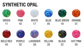 threadless 11HT3 Haute Couture Opal Bezel Pin LeRoi Earrings
