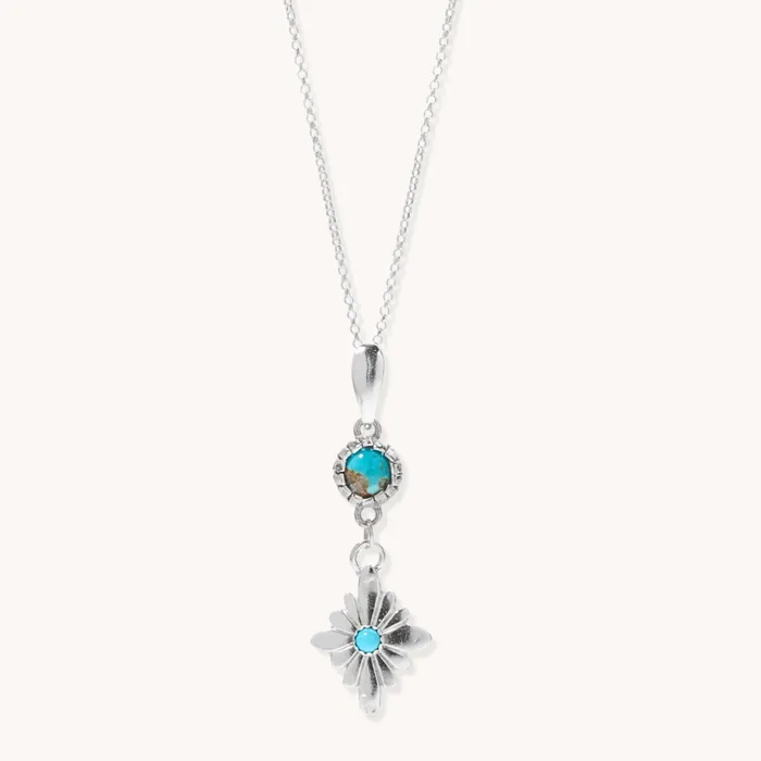 Turquoise Skies Necklaces Radiante Turquoise Stardrop Necklace