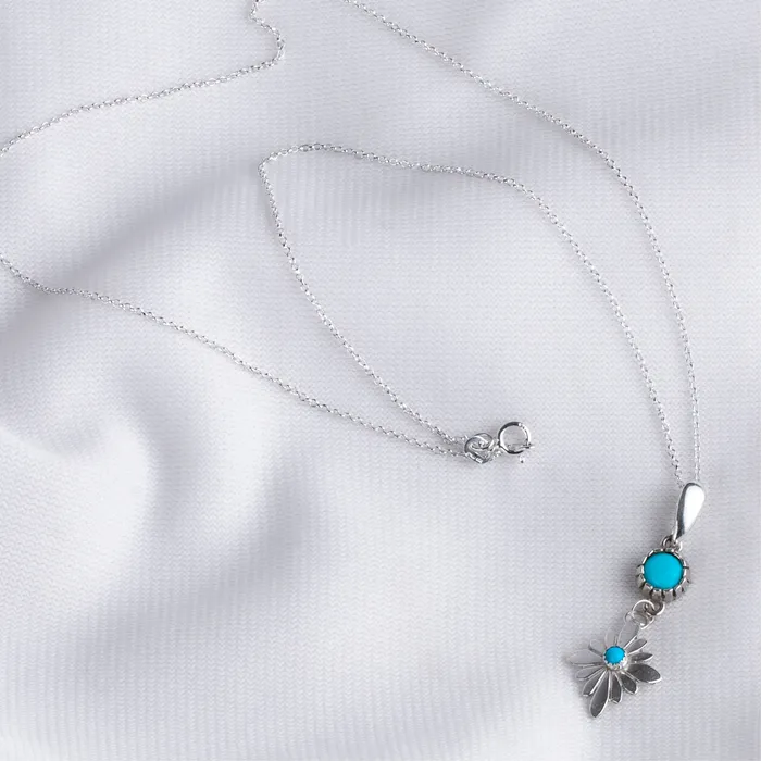 Turquoise Skies Necklaces Radiante Turquoise Stardrop Necklace