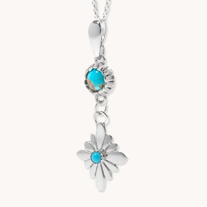 Turquoise Skies Necklaces Radiante Turquoise Stardrop Necklace