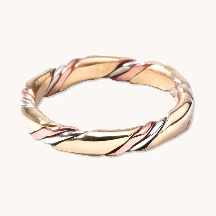 Verna Tahe 3Tone Ring TSkies Jewelry Rings