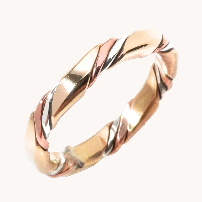 Verna Tahe 3Tone Ring TSkies Jewelry Rings
