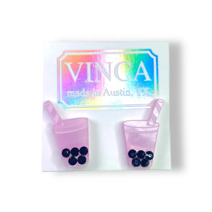 VincaUSA Bubble Tea Earrings Earrings