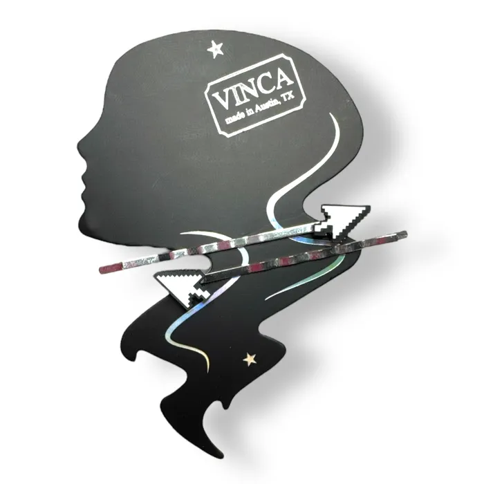 VincaUSA Earrings Cursor Bobby Pins