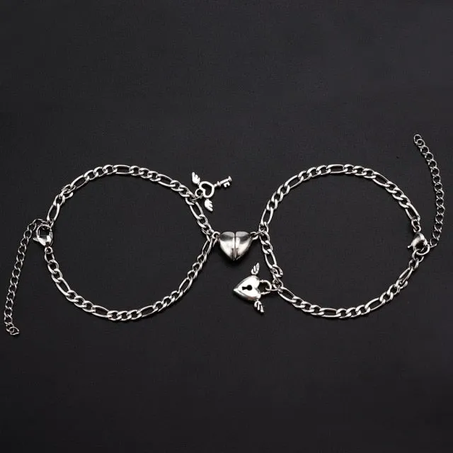 worldnetgifts Bracelets Love Magnets Attract Couple Bracelet