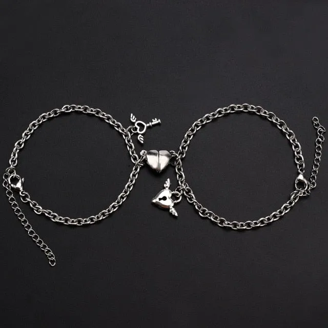 worldnetgifts Bracelets Love Magnets Attract Couple Bracelet