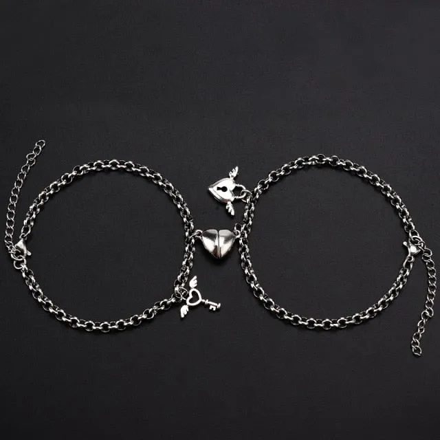 worldnetgifts Bracelets Love Magnets Attract Couple Bracelet
