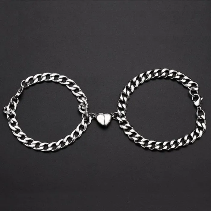 worldnetgifts Bracelets Love Magnets Attract Couple Bracelet