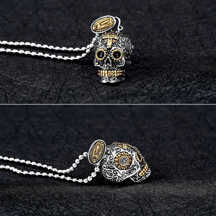 Zapps Clothing Necklaces Stainless Steel Skull Necklace