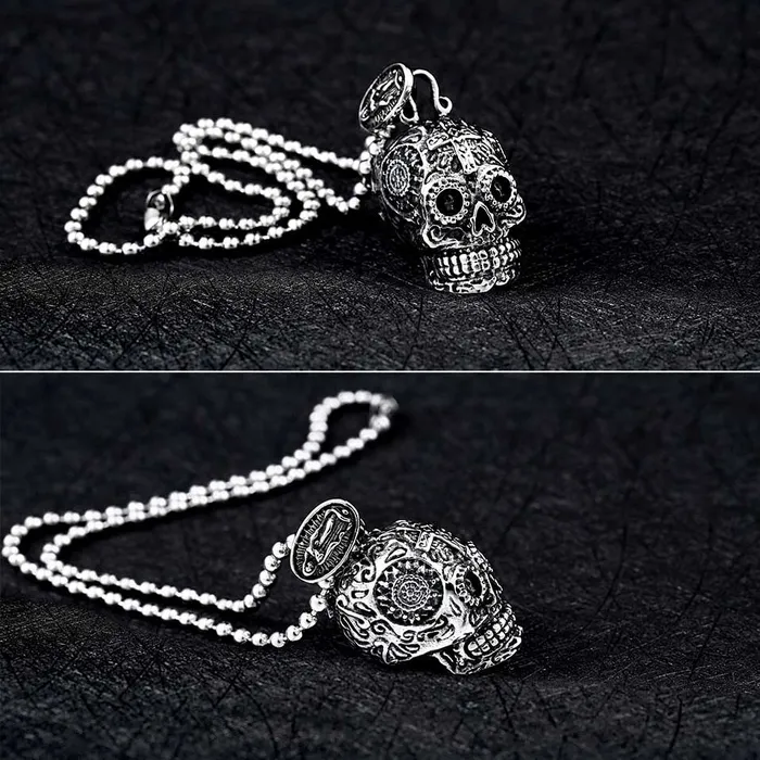 Zapps Clothing Necklaces Stainless Steel Skull Necklace