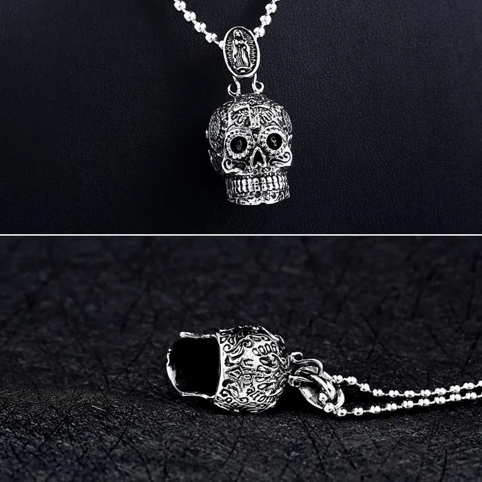 Zapps Clothing Necklaces Stainless Steel Skull Necklace