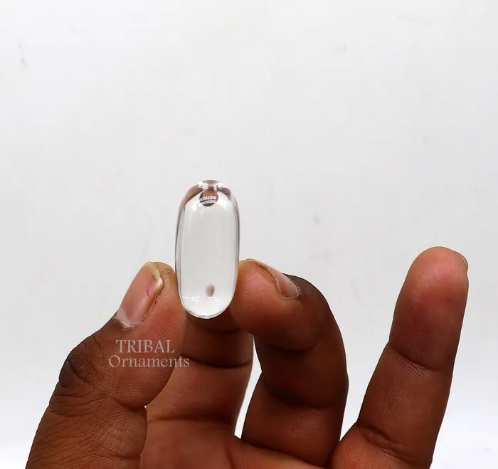12 Natural sphatik crystal stone divine lor shiva lingam statue amazing sphatik lingam puja article for wealth and prosperity stna27 TRIBAL ORNAMENTS Necklaces
