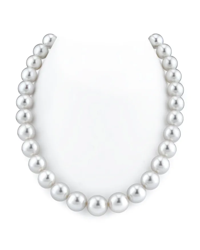 1214mm White South Sea Pearl Necklace AAAA Quality spt Necklaces