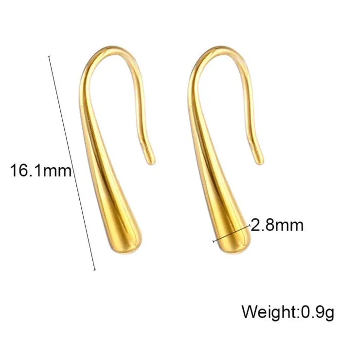 18K GoldFilled Tear Drop Earrings Jewelvers Earrings 18K GoldFilled Tear Drop Earrings Jewelvers Earrings