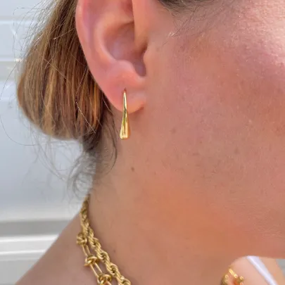 18K GoldFilled Tear Drop Earrings Jewelvers Earrings 18K GoldFilled Tear Drop Earrings Jewelvers Earrings