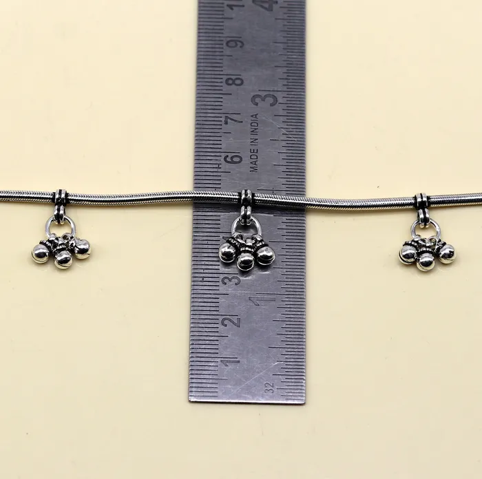 34 to 36 handmade adjustable 925 sterling silver snake chain waist belt belly chain waist chain with hanging drops tribal jewelry nwch17 TRIBAL ORNAMENTS Rings