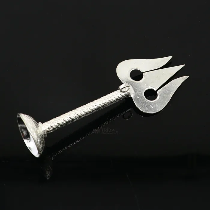 4 925 Sterling silver handmade lord Shiva tridenttrishul fabulous craftsmanship Mahadev trishul best collectible puja article su1136 TRIBAL ORNAMENTS Rings 4 925 Sterling silver handmade lord Shiva tridenttrishul fabulous craftsmanship Mahadev trishul best collectible puja article su1136 TRIBAL ORNAMENTS Rings
