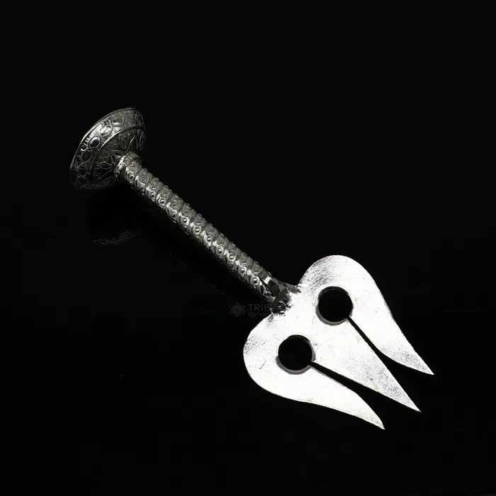 4 925 Sterling silver handmade lord Shiva tridenttrishul fabulous craftsmanship Mahadev trishul best collectible puja article su1136 TRIBAL ORNAMENTS Rings 4 925 Sterling silver handmade lord Shiva tridenttrishul fabulous craftsmanship Mahadev trishul best collectible puja article su1136 TRIBAL ORNAMENTS Rings