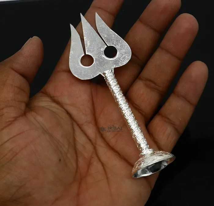 4 925 Sterling silver handmade lord Shiva tridenttrishul fabulous craftsmanship Mahadev trishul best collectible puja article su1136 TRIBAL ORNAMENTS Rings 4 925 Sterling silver handmade lord Shiva tridenttrishul fabulous craftsmanship Mahadev trishul best collectible puja article su1136 TRIBAL ORNAMENTS Rings