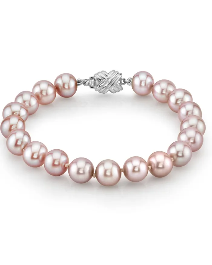 8085mm Pink Freshwater Pearl Bracelet AAAA Quality spt Bracelets