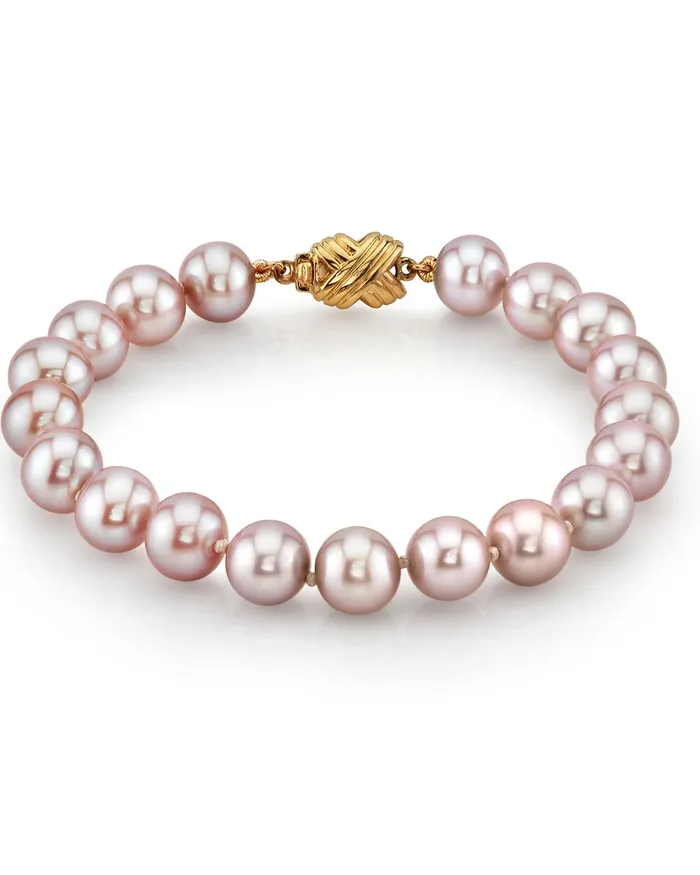8085mm Pink Freshwater Pearl Bracelet AAAA Quality spt Bracelets