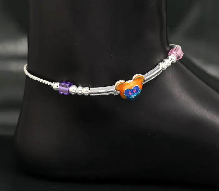 85 handmade solid silver customized design ankle bracelet excellent personalized gifting kids girls anklets belly dance jewelry nank201 TRIBAL ORNAMENTS Bracelets 85 handmade solid silver customized design ankle bracelet excellent personalized gifting kids girls anklets belly dance jewelry nank201 TRIBAL ORNAMENTS Bracelets