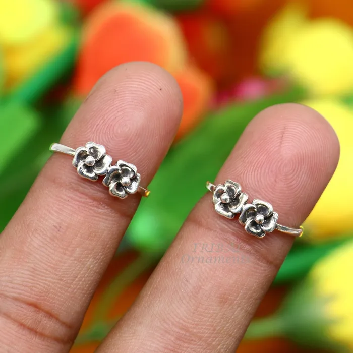 925 sterling silver handcrafted unique design vintage ethnic design brides toe ring for girls womens ytr25 TRIBAL ORNAMENTS Rings 925 sterling silver handcrafted unique design vintage ethnic design brides toe ring for girls womens ytr25 TRIBAL ORNAMENTS Rings