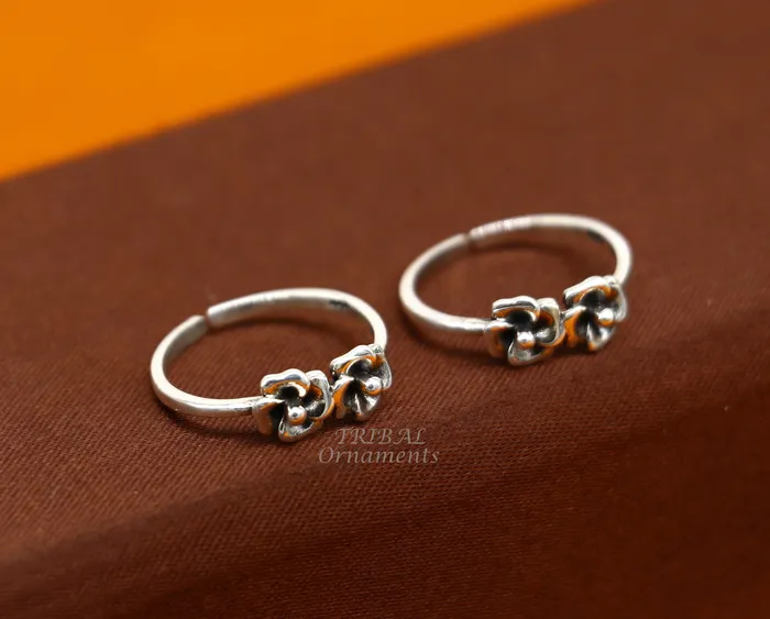 925 sterling silver handcrafted unique design vintage ethnic design brides toe ring for girls womens ytr25 TRIBAL ORNAMENTS Rings