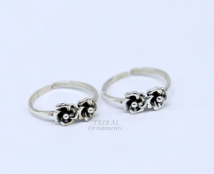 925 sterling silver handcrafted unique design vintage ethnic design brides toe ring for girls womens ytr25 TRIBAL ORNAMENTS Rings