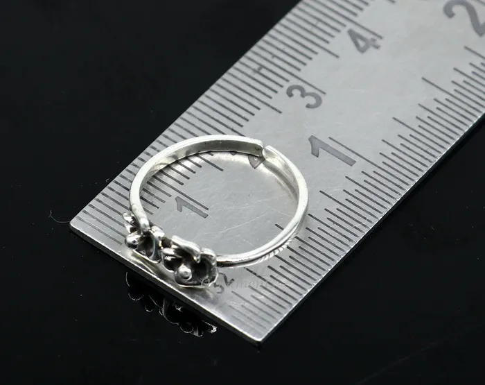 925 sterling silver handcrafted unique design vintage ethnic design brides toe ring for girls womens ytr25 TRIBAL ORNAMENTS Rings