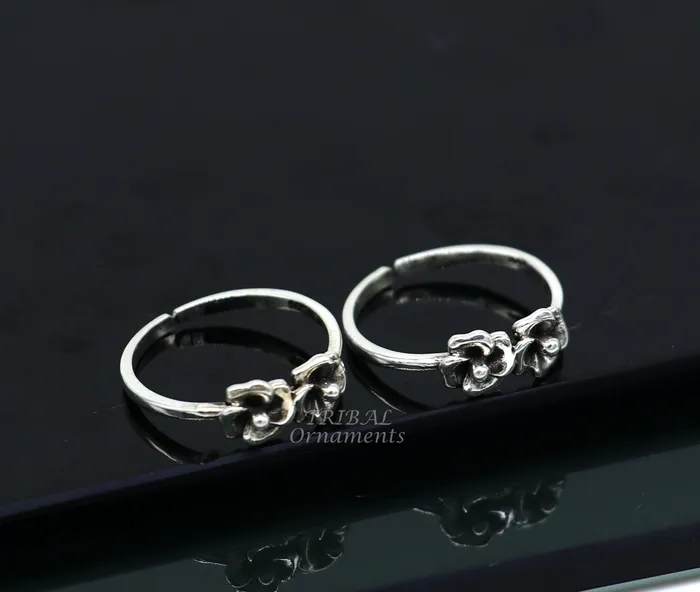 925 sterling silver handcrafted unique design vintage ethnic design brides toe ring for girls womens ytr25 TRIBAL ORNAMENTS Rings