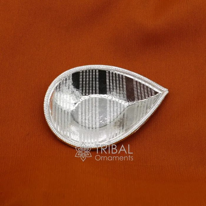 925 Sterling Silver handmade tilak bowl sindur bowl kesar chandan saffron sandal bowl puja Deepak utensils temple artilce su1056 TRIBAL ORNAMENTS Rings