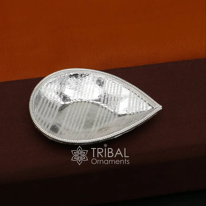 925 Sterling Silver handmade tilak bowl sindur bowl kesar chandan saffron sandal bowl puja Deepak utensils temple artilce su1056 TRIBAL ORNAMENTS Rings