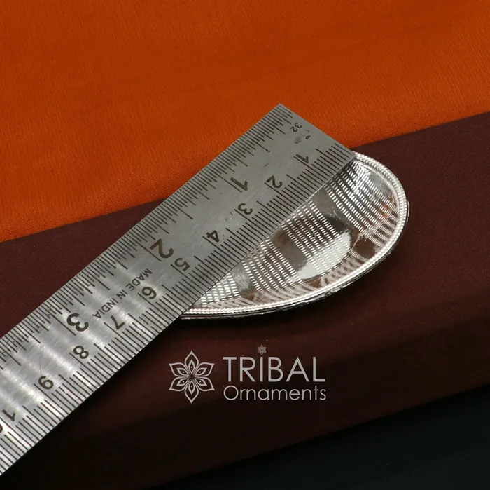 925 Sterling Silver handmade tilak bowl sindur bowl kesar chandan saffron sandal bowl puja Deepak utensils temple artilce su1056 TRIBAL ORNAMENTS Rings