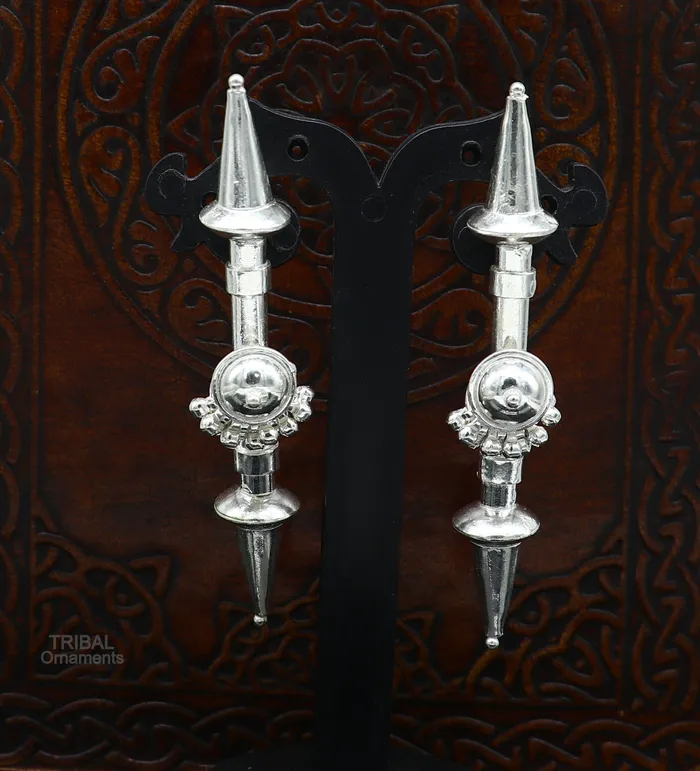 925 sterling silver handmade traditional stylish wedding brides stud earring best gifting customized ethnic style tribal jewelry s1007 TRIBAL ORNAMENTS Earrings