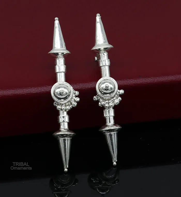 925 sterling silver handmade traditional stylish wedding brides stud earring best gifting customized ethnic style tribal jewelry s1007 TRIBAL ORNAMENTS Earrings