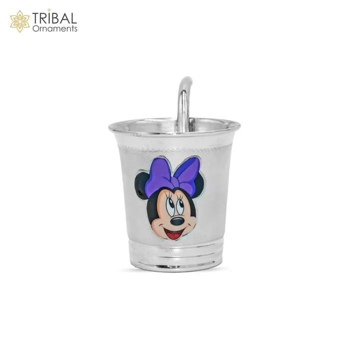 925 Sterling silver mickey mouse cartoon design baby milk glass baby water glass best kids gifting article sv301 TRIBAL ORNAMENTS Rings 925 Sterling silver mickey mouse cartoon design baby milk glass baby water glass best kids gifting article sv301 TRIBAL ORNAMENTS Rings